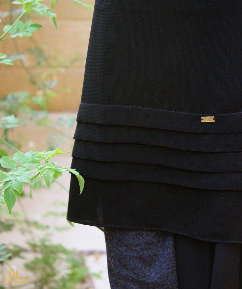 Wide Pleats Hijab - fusionstore.ae